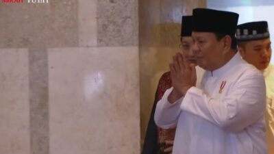Presiden Prabowo Bakal Salat Idul Fitri di Aceh, Malam Takbiran di Sumatra Utara